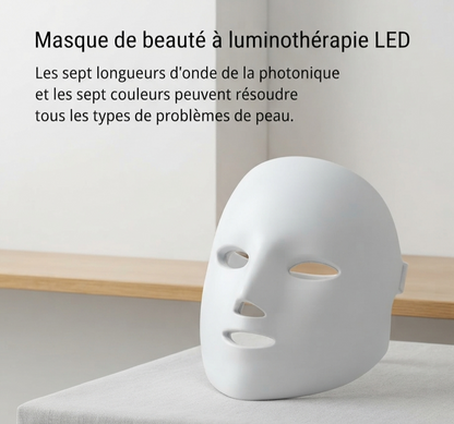 Masque LED luminothérapie multi-soins visage