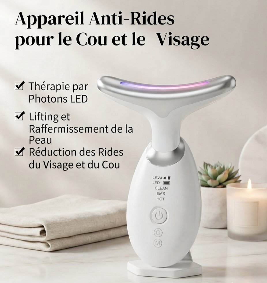 Appareil Massant Liftant de Soin Visage et Cou